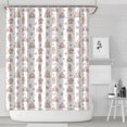 thumbnail image 1 of Princess Carriage Castle Pattern Shower Curtain 72"x84" ,Bathroom Decorative Shower Curtains Set with 12 Hooks,Modern Waterproof Washable Shower Curtain, 1 of 6