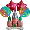 thumbnail image 1 of Princess Castle Balloons 5PC Set | Birthday Party Decorations & Party Supplies | Kids Birthday Gifts Baby Shower Gender Reveal Celebrations, 1 of 12