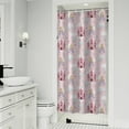 thumbnail image 1 of Princess Castle Cloud Pattern Shower Curtain 36"x72" ,Bathroom Decorative Shower Curtains Set with 12 Hooks,Modern Waterproof Washable Shower Curtain, 1 of 6