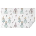 thumbnail image 1 of Princess Castle Flower Pattern Rectangle Tablecloth 60"x102",Waterproof Polyester Rectangle Table Cloth, Wipeable Spillproof Polyester Tablecloth for Dining, Camping, Indoor and Outdoor, 1 of 6