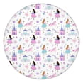 thumbnail image 1 of Princess Castle & Unicorn Pattern Round Fitted Tablecloth with Elastic Edge,Dining Table Cover Waterproof,Outdoor Round Tablecloth for Camping,Dining,Indoor and Outdoor, 1 of 7
