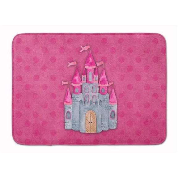 Princess Castle Watercolor Machine Washable Memory Foam Mat