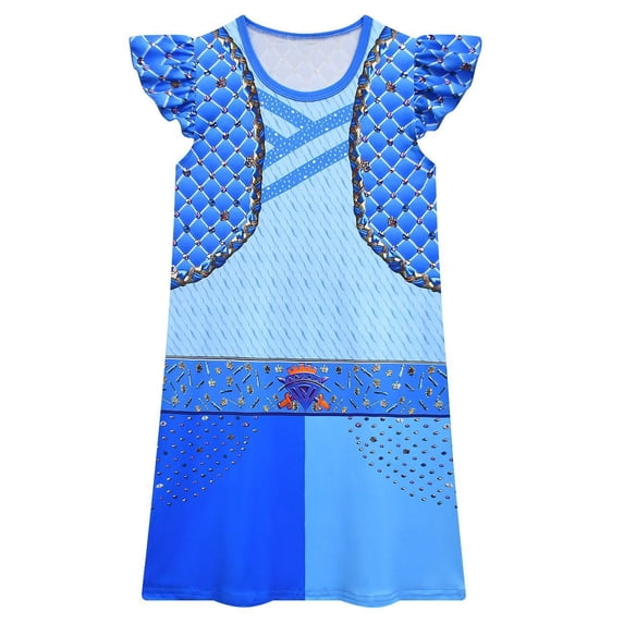 Princess Chloe Nightgown for Girls Halloween Cosplay Shirtdress, Size for 4 - 10