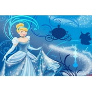Princess Cinderella Backdrop for Birthday Party 7x5 Cinderella Background Cinderella Themed Party Banner