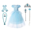 thumbnail image 1 of Princess Costume Girls Dress Up With Accessories for 3-12 Years, 1 of 4