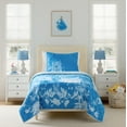 thumbnail image 1 of Princess Cinderella's Castle, Blue, 2 Piece Quilt and Sham Bedding Set, Twin/Full, Disney, 1 of 8