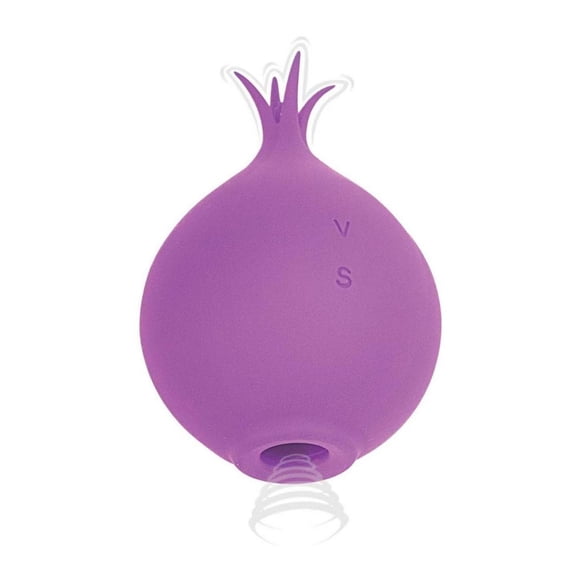 Nasstoys Princess Clit-Tastic Rechargeable Silicone Suction Vibrator, Lavender