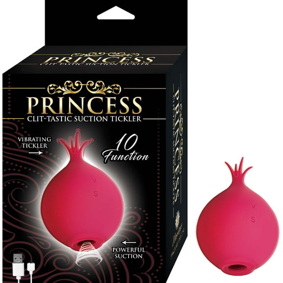 Princess Clit-Tastic Suction Vibrator, Red