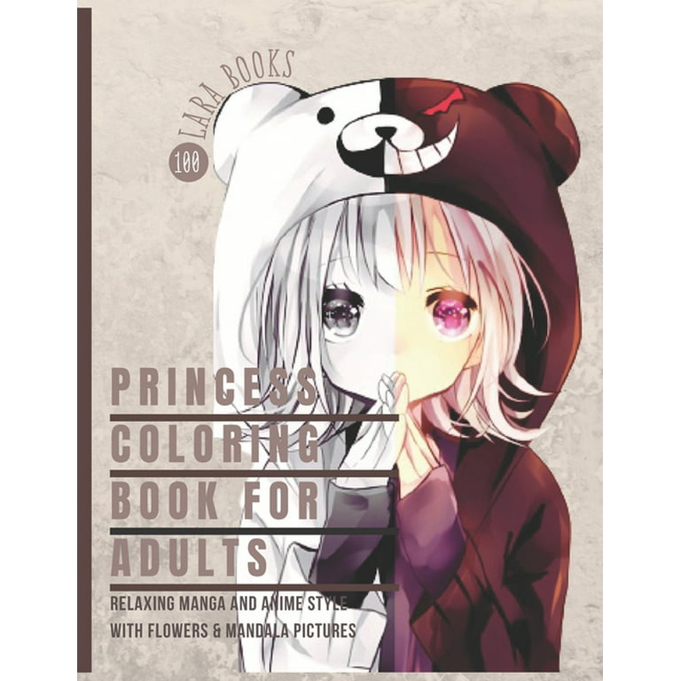 Anime coloring book for adults: Beautiful Coloring Designs Color  (Paperback)