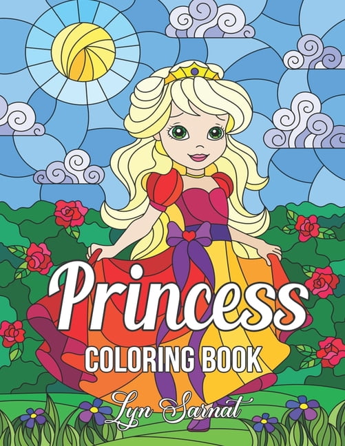 Princess Coloring Book: Coloring Book For Experienced User (Stress Relief), (Paperback)