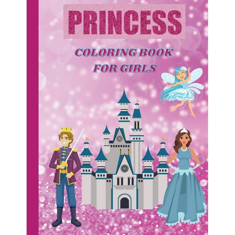 Princess Coloring Book : For Girls (Paperback)