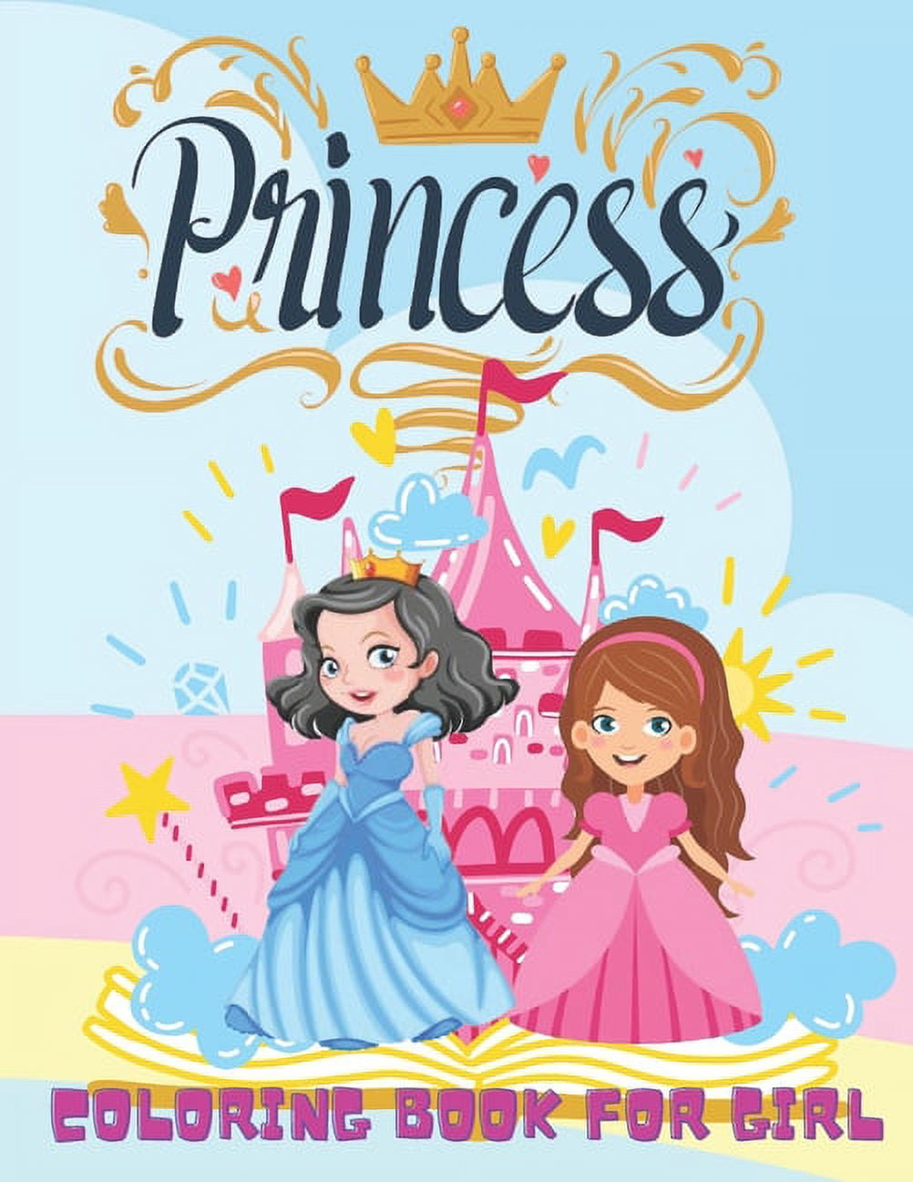 Princess Coloring Book for Girl : Fun with princess costume coloring ...