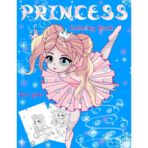 Princess Coloring Book, (Paperback)