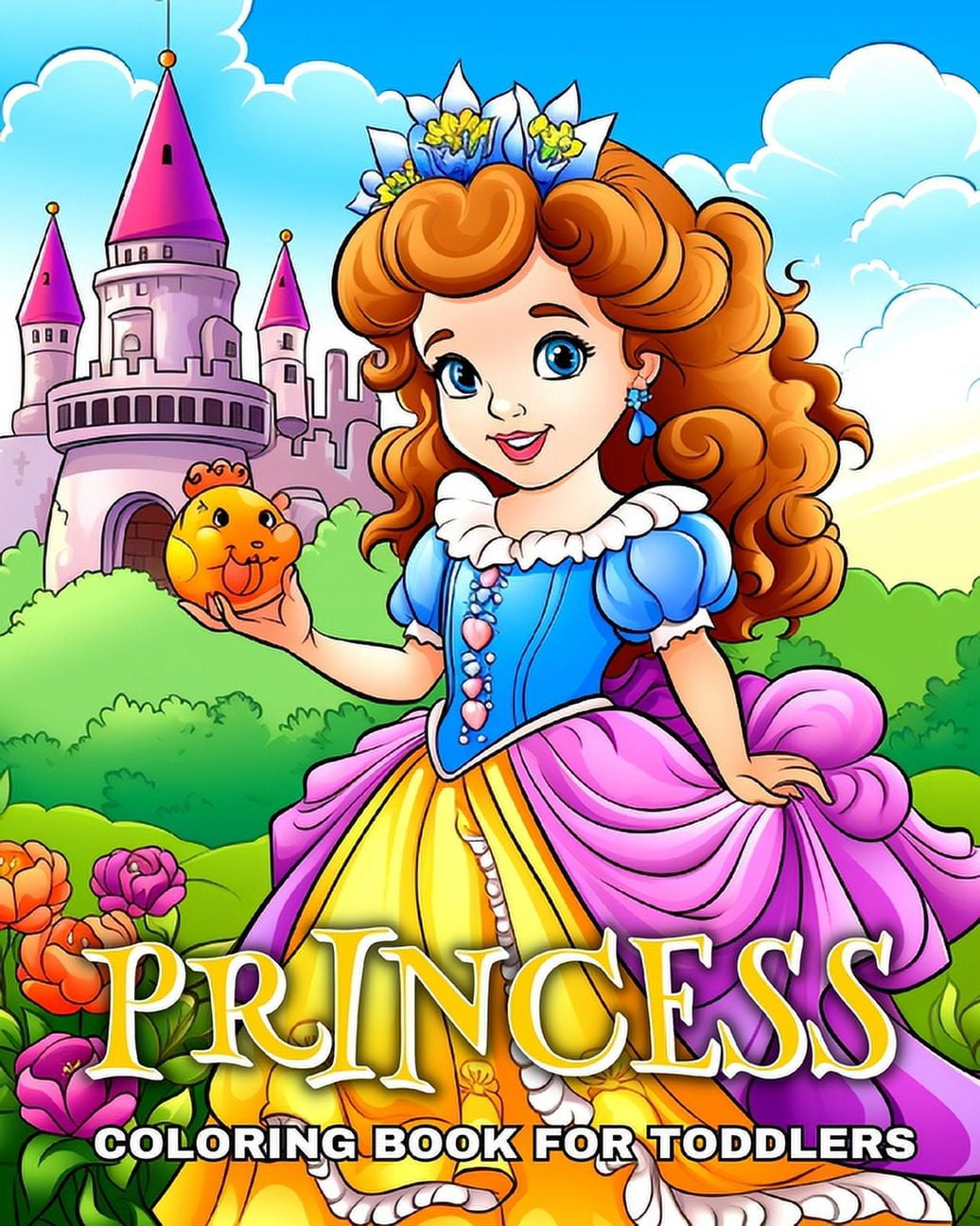 Princess Coloring Book for Toddlers: Coloring Pages for Kids and Girls ...