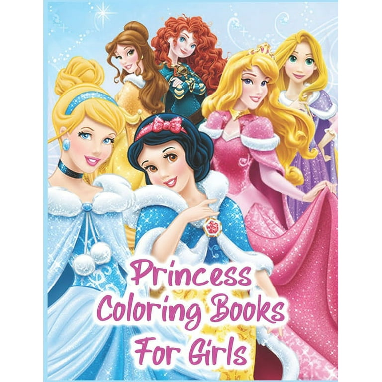 Sweet Princess Coloring Book for Girls/Kids/Children/Adults ( 144 beautiful  princess) Colouring Book and Activity Book - AliExpress