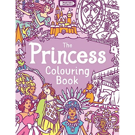 Pre-Owned Princess Colouring Book Paperback