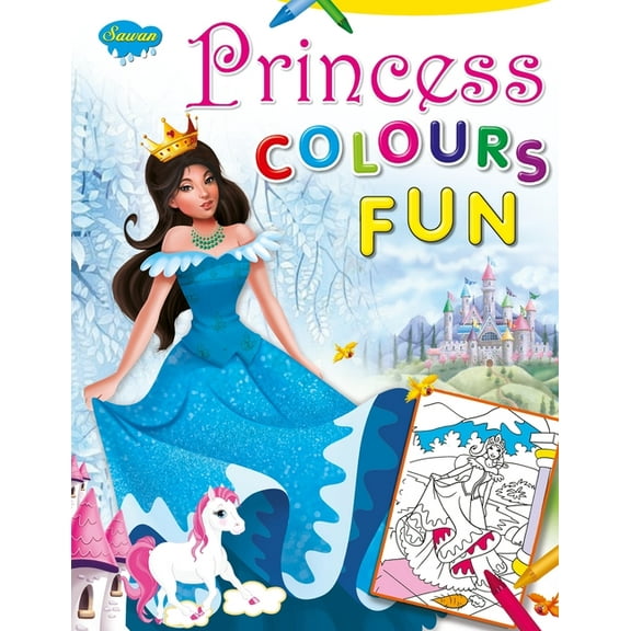 Princess Colours Fun, (Paperback)