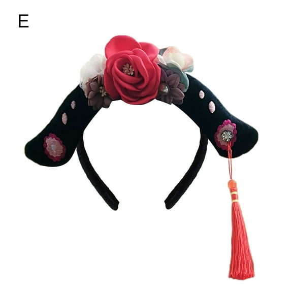 Princess Cosplay Hair Hoop | Chinese Ancient Style - Girl's Flower Tassel Bow Headband