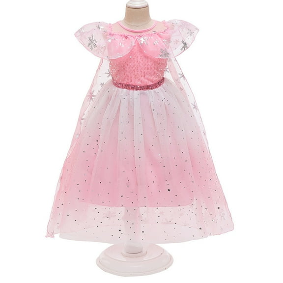 Princess Costume Dress for Little Girls Fancy Birthday Cosplay Party Dress up