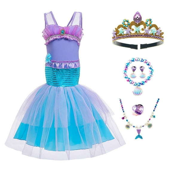 Princess Costume Halloween Christmas Fancy Dress Up for Girls