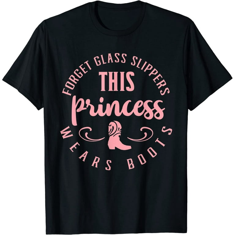 Princess Cowboy Boots Western Cowgirl Girls T Shirt Gift Princess Cowboy Boots Western Cowgirl Girls T Shirt Gift