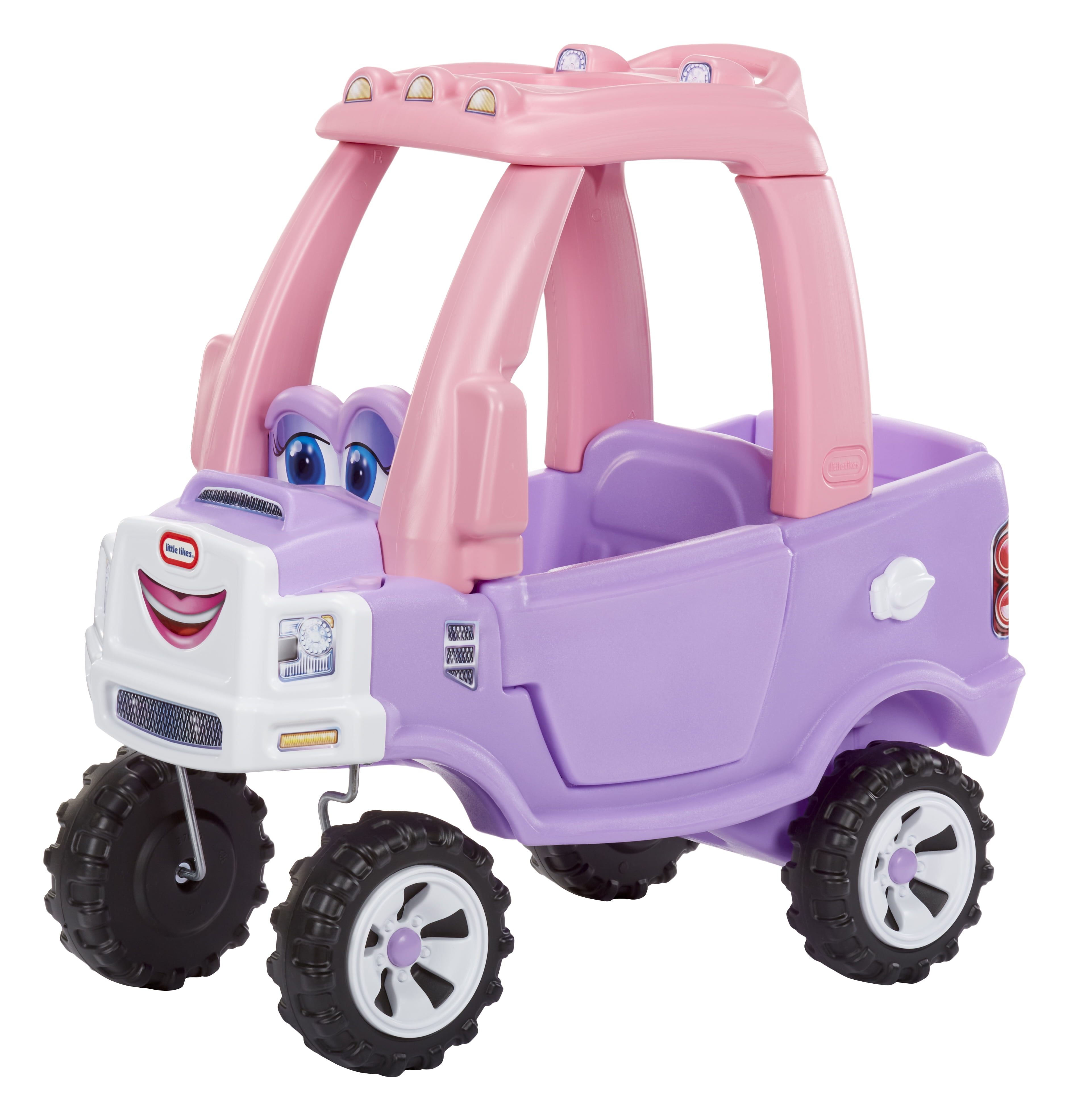 Princess Cozy Pink and Purple Ride-On Truck for Toddlers