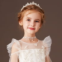 Princess Crown Crystal Queen Tiaras for Girls Bridal Hair Accessories Gifts for Birthday Wedding Prom, Bridal Party, Pageant, Halloween Christmas Costume