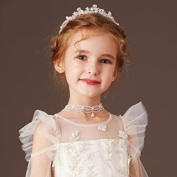 Princess Crown Crystal Queen Tiaras for Girls Bridal Hair Accessories Gifts for Birthday Wedding Prom, Bridal Party, Pageant, Halloween Christmas Costume