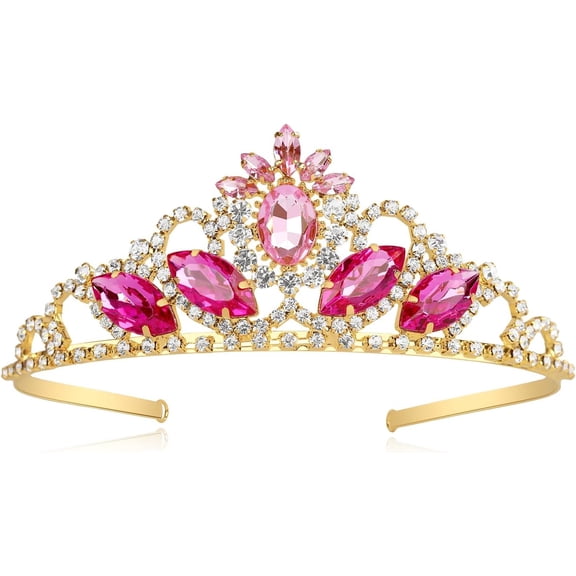 Princess Crown Dress-up Headband Birthday Wedding Crown Halloween Hair Accessories for Her