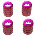 thumbnail image 1 of Princess Crown Tiara Tire Rim Wheel Aluminum Valve Stem Caps, Multiple Colors, 1 of 1