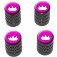 thumbnail image 1 of Princess Crown Tiara Tire Rim Wheel Aluminum Valve Stem Caps, Multiple Colors, 1 of 1