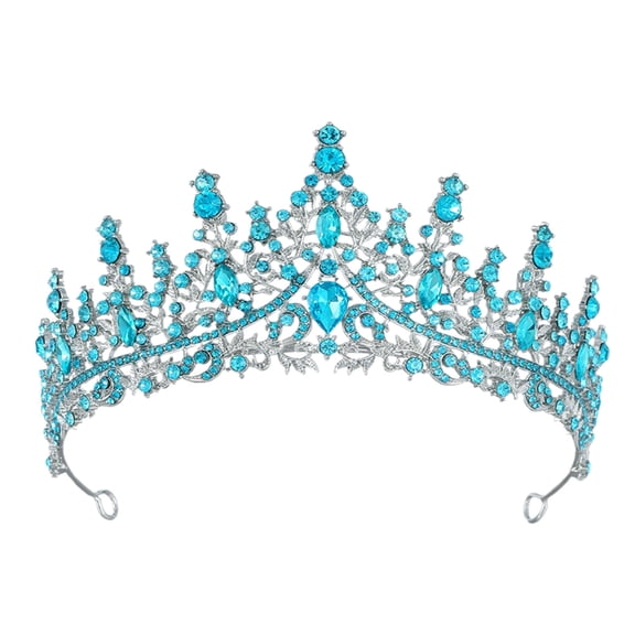 Princess for Women & Girls - Glamorous Rhinestone Set for Weddings, Birthday, Prom | Bridal Headpiece with Metal Base | for Quinceanera, Pageant & Party Events