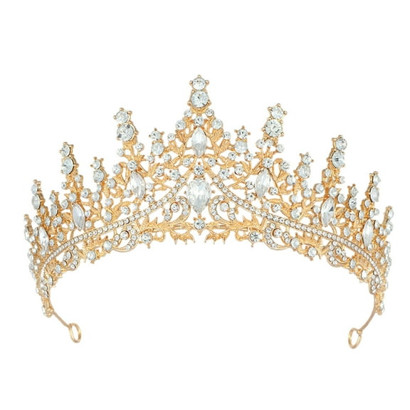 Princess for Women & Girls - Glamorous Rhinestone Set for Weddings, Birthday, Prom | Bridal Headpiece with Metal Base | for Quinceanera, Pageant & Party Events