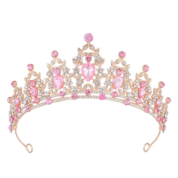 Princess for Women & Girls - Glamorous Rhinestone Set for Weddings, Birthday, Prom | Bridal Headpiece with Metal Base | for Quinceanera, Pageant & Party Events