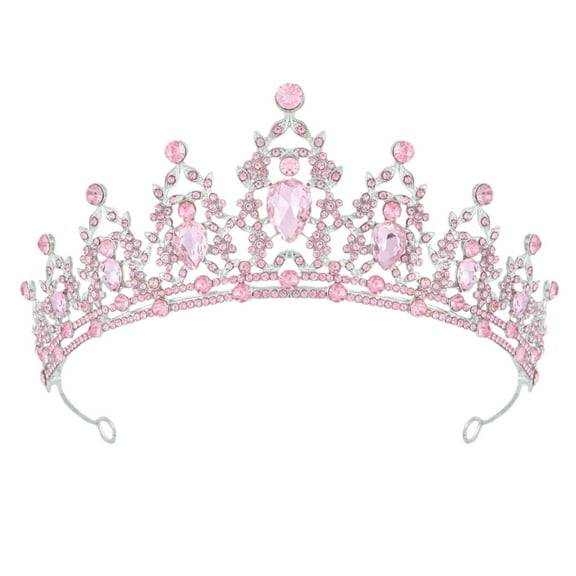 Princess for Women & Girls - Glamorous Rhinestone Set for Weddings, Birthday, Prom | Bridal Headpiece with Metal Base | for Quinceanera, Pageant & Party Events