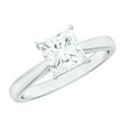 thumbnail image 1 of Rosec Jewels Princess Cut Moissanite Solitaire Engagement Ring for Women - 6 mm - 1 Carat Ring - D-VS1 Quality Certified, 925 Sterling Silver, US 4.00, 1 of 9