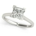 thumbnail image 1 of Princess Cut Solitaire Engagement Ring 14K Rose Gold, 1 of 3