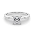 thumbnail image 1 of Princess Cut Solitaire Engagement Ring 18K Rose Gold, 1 of 5