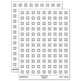 thumbnail image 1 of Princess Cut Square Brilliant Gem Diamond Jewelry 200+ Round Stickers - White - Matte Finish - 0.50" Size, 1 of 3