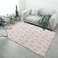 thumbnail image 1 of Princess Cute Bow Area Rugs Carpet Suitable for Living Room Kitchen Bedroom Laundry Room Home Decorations, 1 of 7