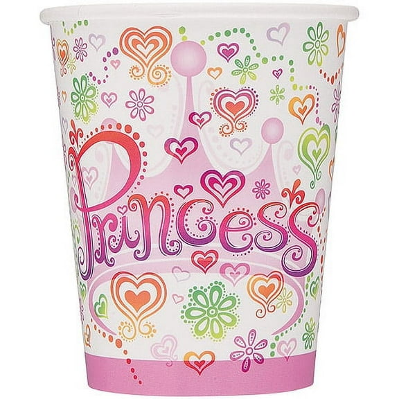 Princess Diva 9oz Paper Cups (8ct)
