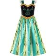 thumbnail image 1 of Princess Dress Anna Costume Dress Up Cosplay 6 Years, 1 of 8