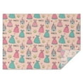 thumbnail image 1 of Princess Dress Castle Pattern Rectangle Tablecloth 60x84in,Waterproof Polyester Rectangle Table Cloth, Wipeable Spillproof Polyester Tablecloth for Dining, Camping, Indoor and Outdoor, 1 of 5