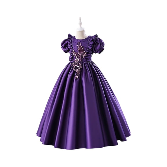 Princess Dress Costume for Girls Birthday Party Halloween Christmas Cosplay Outfit Toddler Kids
