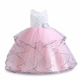 thumbnail image 1 of Princess Dress For Girls Wedding Guest Children Baby Girls Middle-aged Children's Sleeveless Mesh Dress Gauze Dress Princess Dress Pink 11-12 Years, 1 of 7