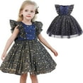 thumbnail image 1 of Princess Dress Toddler Girls Sequin Tutu Lace Mesh Birthday Wedding Party Clothes, 1 of 6