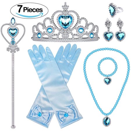 Princess Dress-up Set for Girls,Princess Costumes Accessories for Girls 3 4 5 Years Birthday Gifts