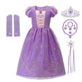 thumbnail image 1 of Princess Dresses for Girls Dress Costume Halloween Birthday Party Dress Up with Accessories, 1 of 4