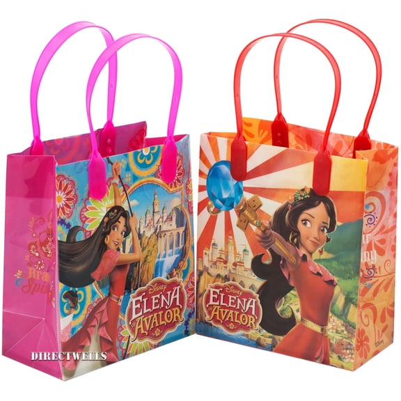 Princess Elena Avalor 12 Party Favor Small Goodie Bags 6"