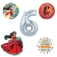 thumbnail image 1 of Princess Elena Of Avalor Holographic 6th Birthday Party Balloon Kit, 1 of 1